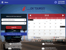 Tablet Screenshot of oktours.com